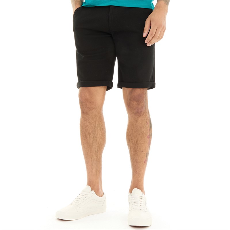 Mens Chino Shorts Black
