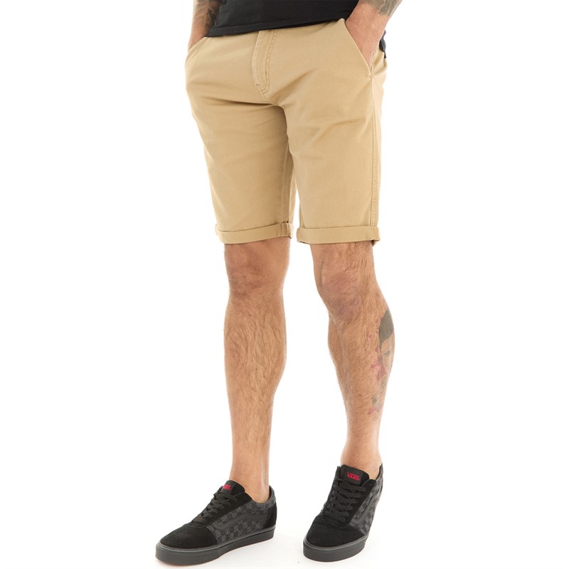 Mens Chino Shorts Sand