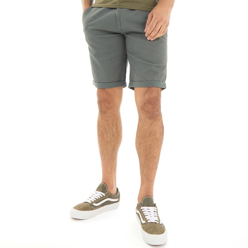 Mens Chino Shorts Petrol