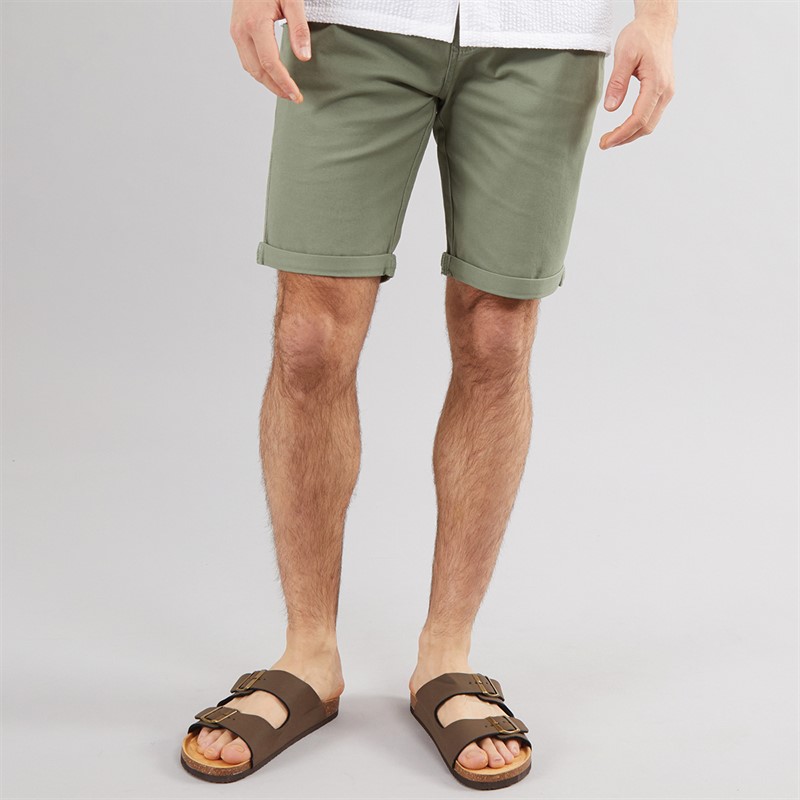 Mens Chino Shorts Sage