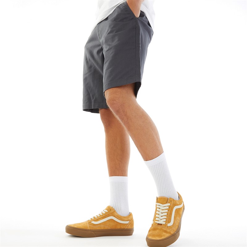 Mens Authentic Relaxed Chino Shorts Asphalt
