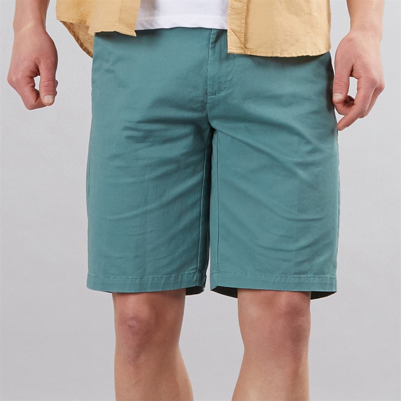 Mens Twill Chino Shorts Sea Pine