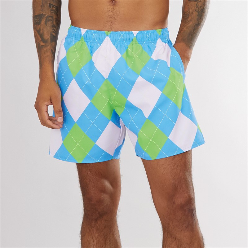 Mens Swim Shorts Argentine Blue/Multico