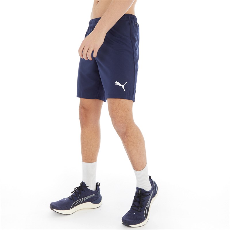 Mens teamRISE Training Shorts Peacoat/ White