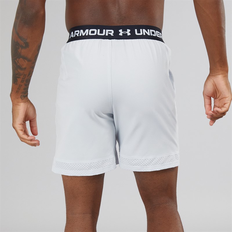 Mens UA Vanish Woven 6 Inch Shorts Halo Grey/Black 3 Mens UA Vanish Woven 6 Inch Shorts Halo Grey/Black