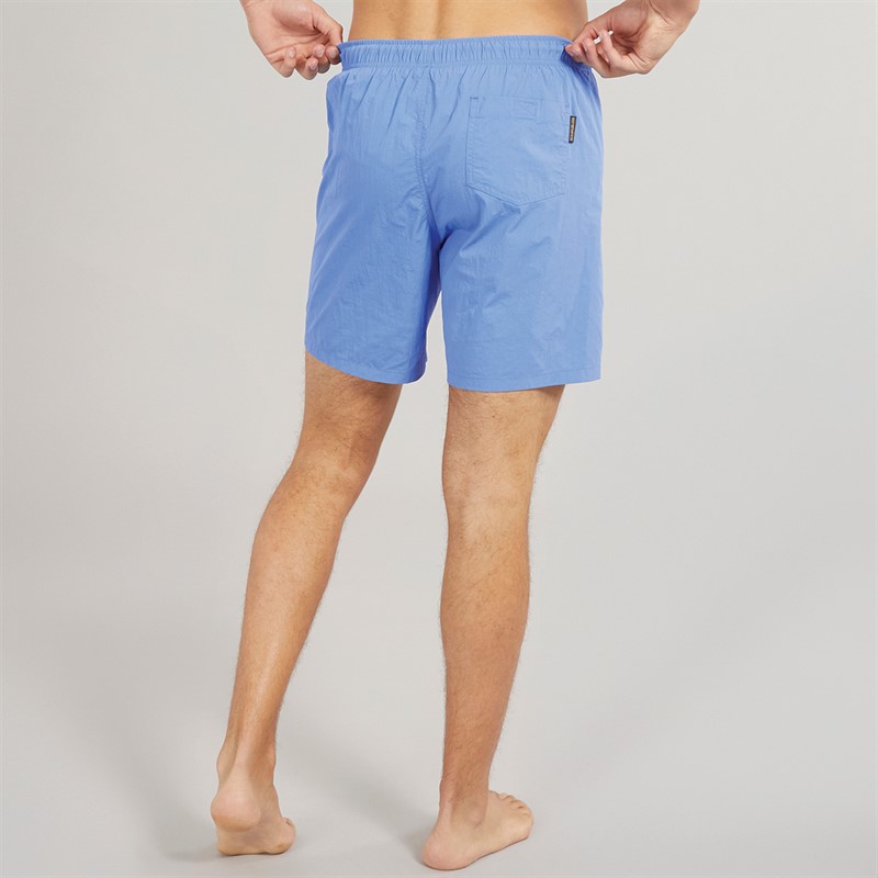 Mens Box Logo Swim Shorts Ultramarine 2 Mens Box Logo Swim Shorts Ultramarine