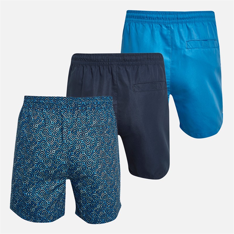 Mens Jo Three Pack Swim Shorts Royal/Navy/Navy 2 Mens Jo Three Pack Swim Shorts Royal/Navy/Navy