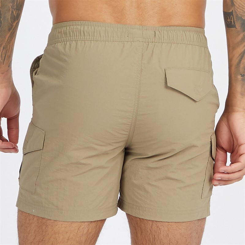 Mens Combat Swim Shorts Khaki 2 Mens Combat Swim Shorts Khaki