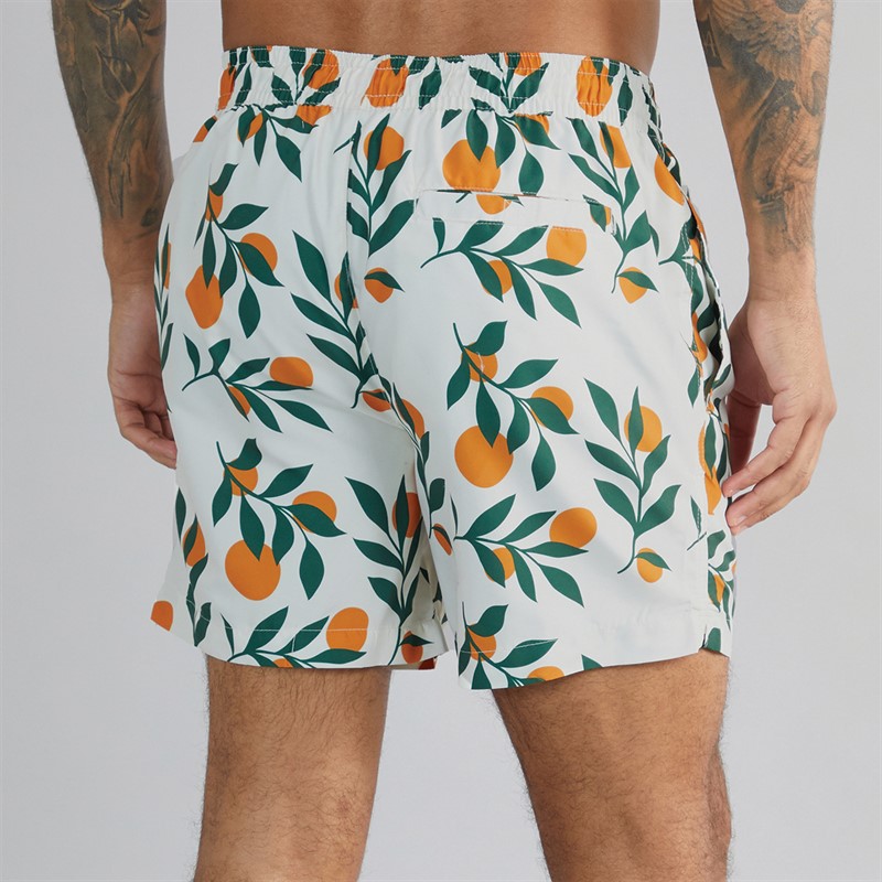 Mens Ripen Microfibre Swim Shorts Cream 2 Mens Ripen Microfibre Swim Shorts Cream