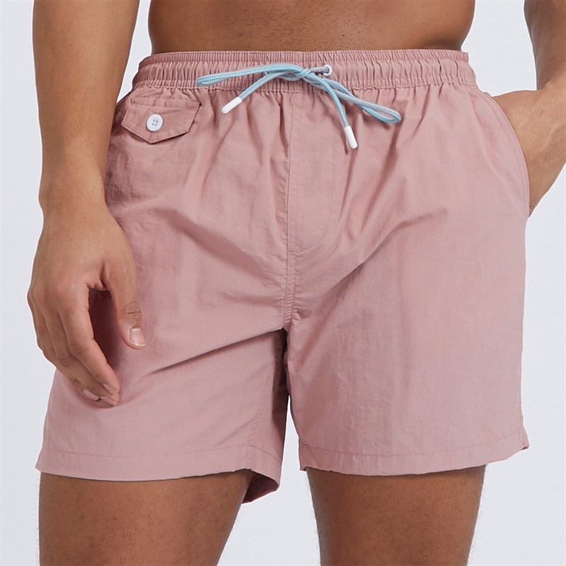 Mens Pier Swim Shorts Dusty Pink