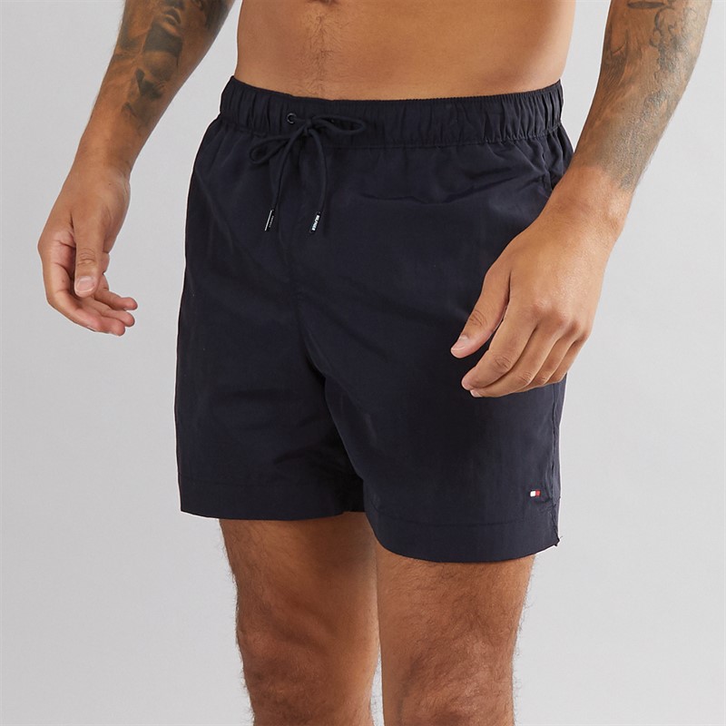 Mens Drawstring Swim Shorts Desert Sky