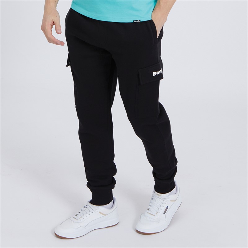 Mens Fargo Cargo Joggers Black