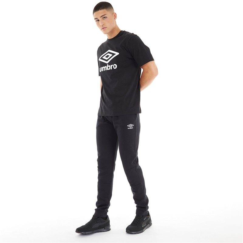 Mens Core Sweatpants Black/White 3 Mens Core Sweatpants Black/White