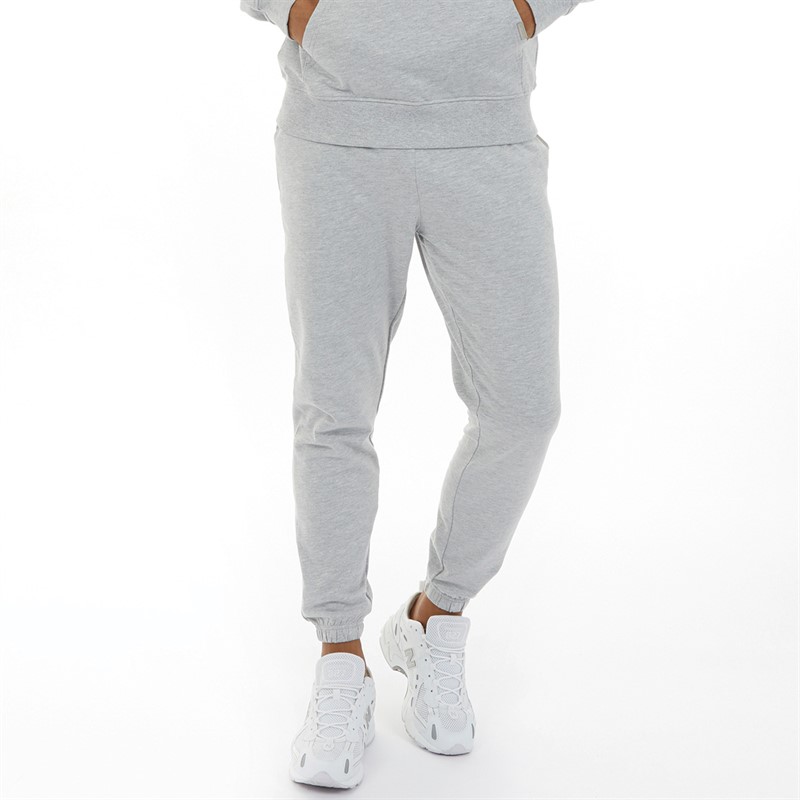 Mens Relaxed Fit Joggers Light Grey Marl