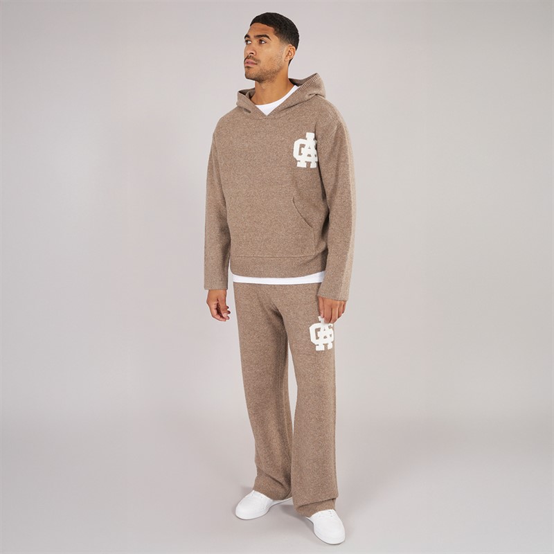 Mens AG Brushed Knit Joggers Mink 3 Mens AG Brushed Knit Joggers Mink