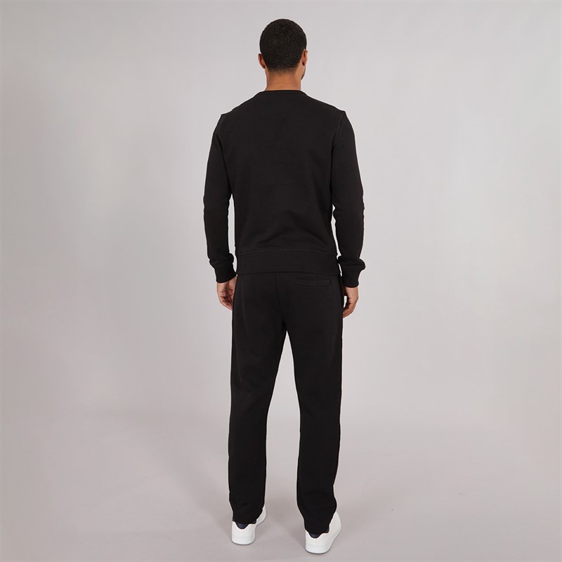 Mens Crew Open Tracksuit Black 2 Mens Crew Open Tracksuit Black