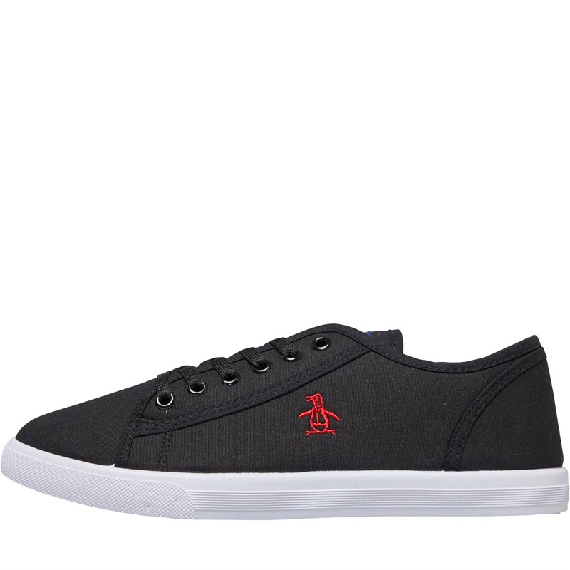 Mens Sparton Canvas Pumps Black