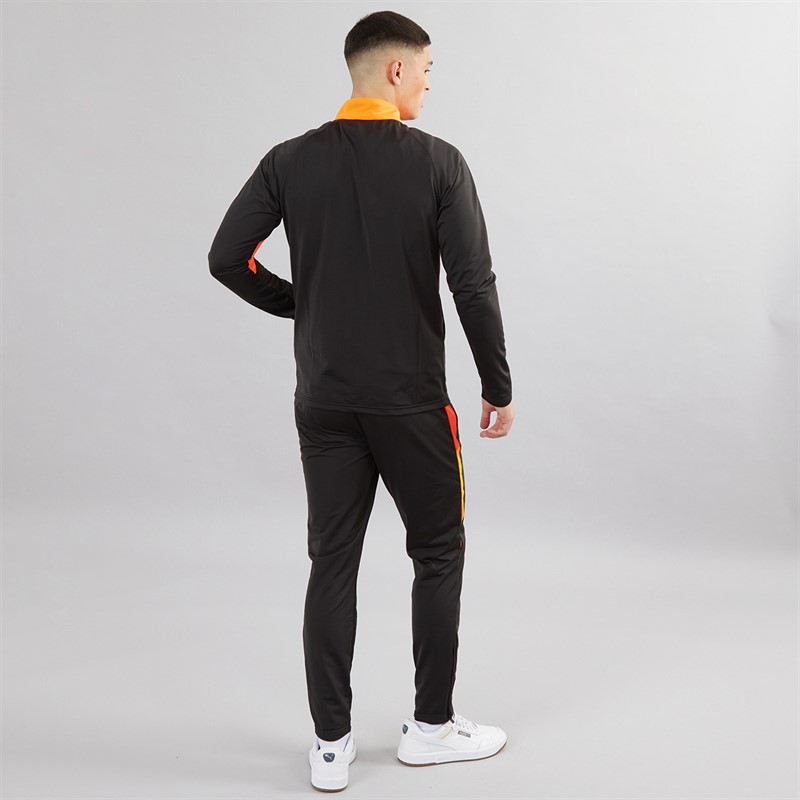 Mens IndividualLIGA Tracksuit Black/Heat Fire 2 Mens IndividualLIGA Tracksuit Black/Heat Fire