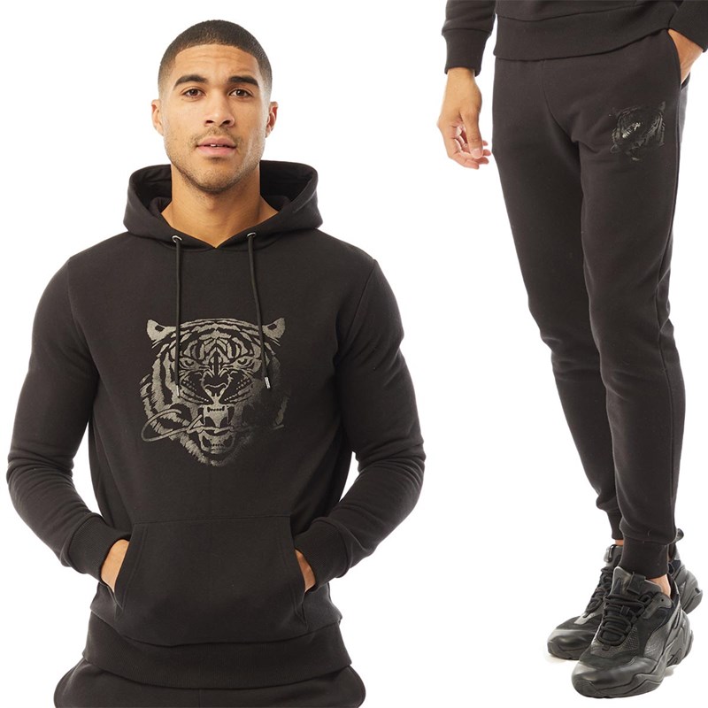 Mens Patent Fury Tracksuit Black 1 Mens Patent Fury Tracksuit Black