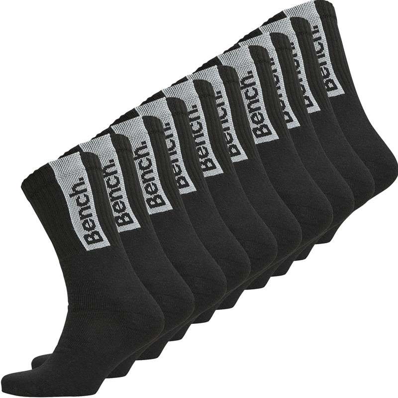 Mens Niska Ten Pack Socks Black/White
