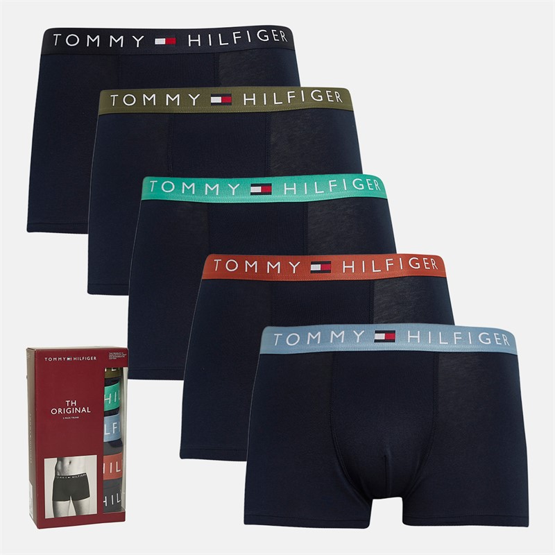 Mens Five Pack Trunks Olive/Frt Green/Brk Blue/Cpr Sn/Ds Sky 1 Mens Five Pack Trunks Olive/Frt Green/Brk Blue/Cpr Sn/Ds Sky