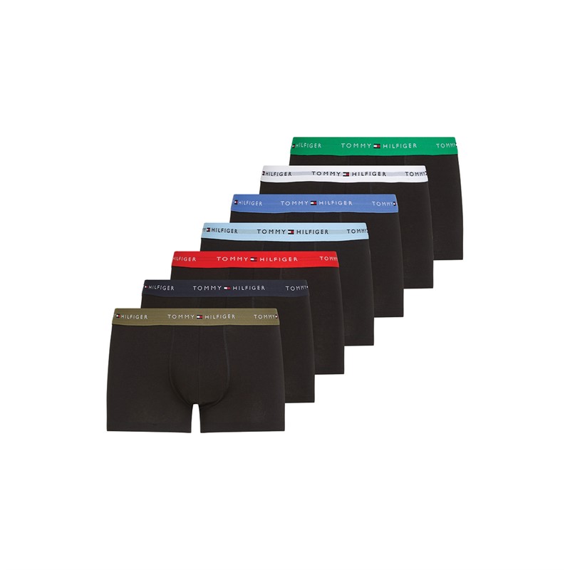 Mens Seven Pack Trunks Bright Blue/Prm Green/Prm Red/Black 1 Mens Seven Pack Trunks Bright Blue/Prm Green/Prm Red/Black