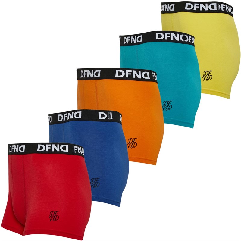 Mens Ray Five Pack Boxers Turquoise/Orange/Royal/Red/Yellow 2 Mens Ray Five Pack Boxers Turquoise/Orange/Royal/Red/Yellow