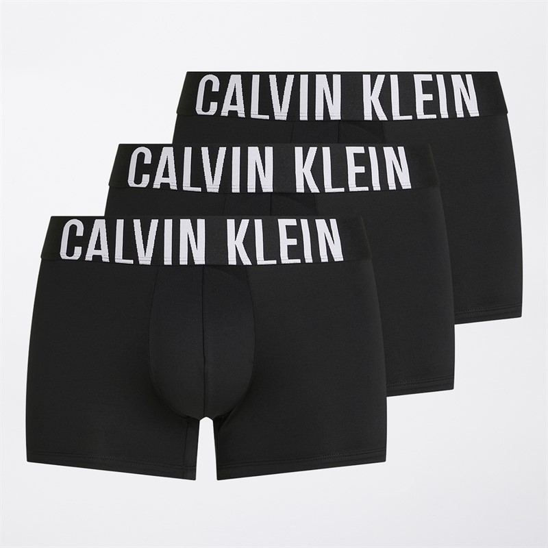 Mens Three Pack Trunks Misty Grey/White/Blossom Grey Lgs
