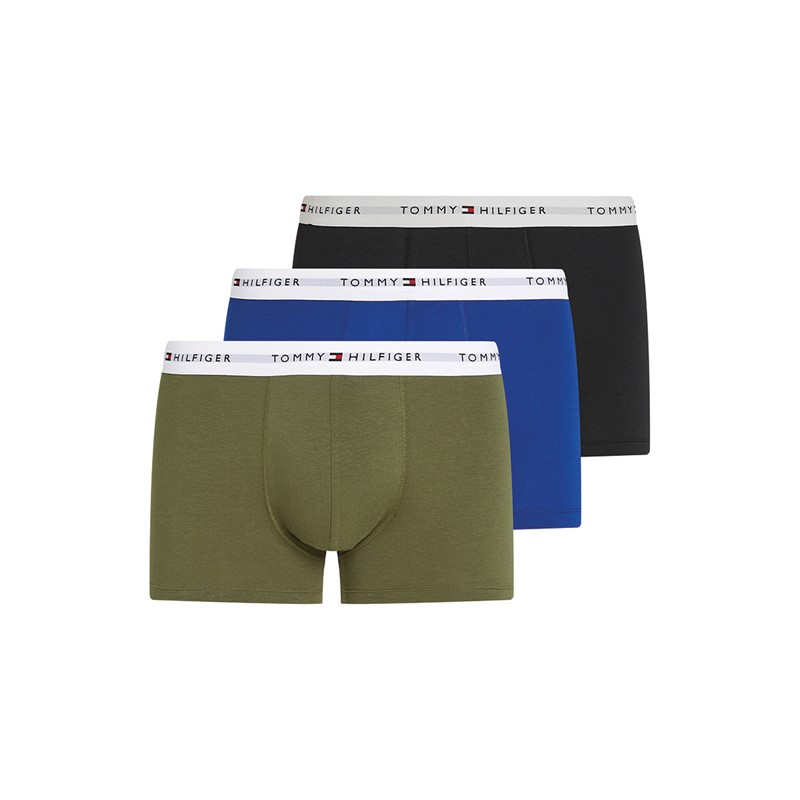 Mens Three Pack Trunks Wdg Blue/Black/Utility Olive 1 Mens Three Pack Trunks Wdg Blue/Black/Utility Olive