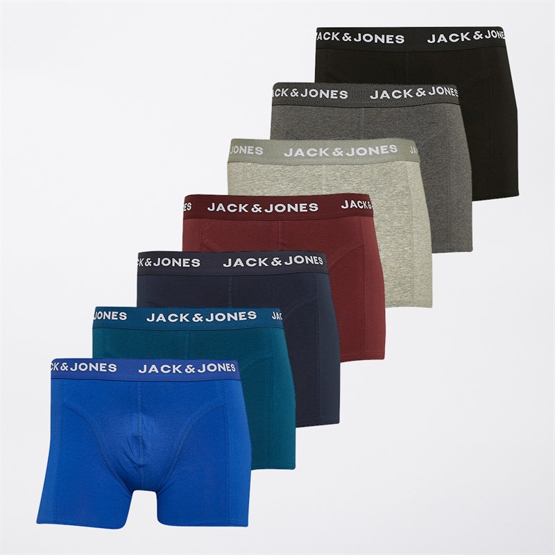 Mens Matheo Solid Seven Pack Trunks Black/Navy Blazer/Dark Grey Melange/Surf The Web/Light Grey Melange/Poseidon/Port Royale 1 Mens Matheo Solid Seven Pack Trunks Black/Navy Blazer/Dark Grey Melange/Surf The Web/Light Grey Melange/Poseidon/Port Royale