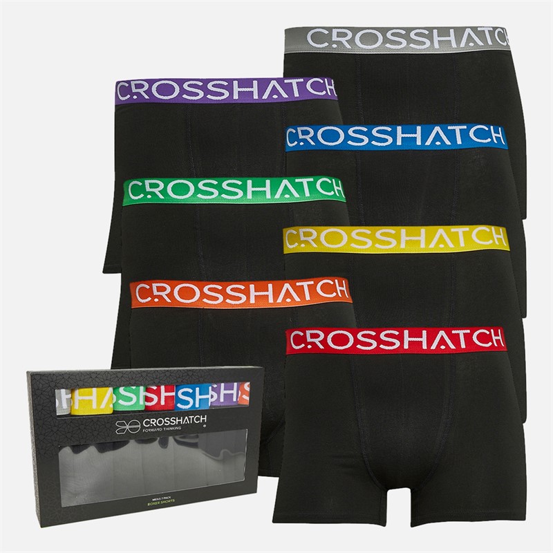 Mens Septet Seven Pack Boxer Shorts Assorted 1 Mens Septet Seven Pack Boxer Shorts Assorted