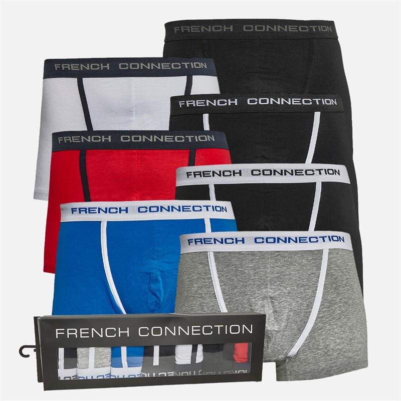 Mens FC Seven Pack Boxers Fc4 Red/Black/White/Black/Prince/Grey/Black 1 Mens FC Seven Pack Boxers Fc4 Red/Black/White/Black/Prince/Grey/Black