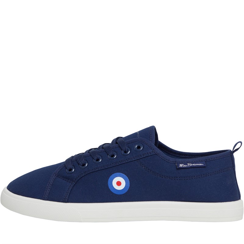 Mens Southside Central Canvas Pumps Navy