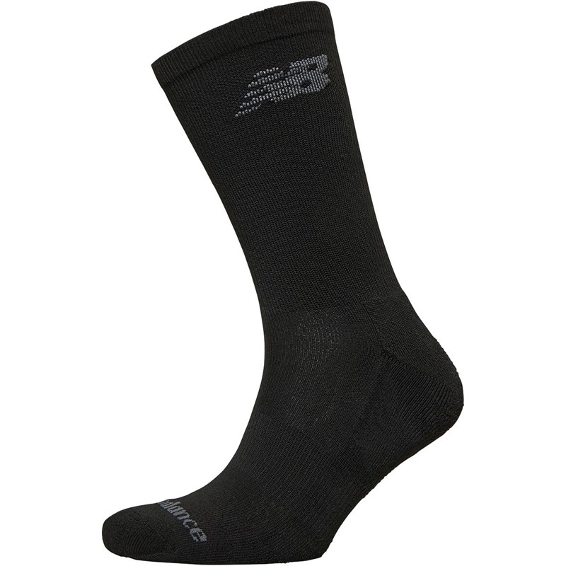 Ten Pack Cushioned Crew Socks Black 3 Ten Pack Cushioned Crew Socks Black