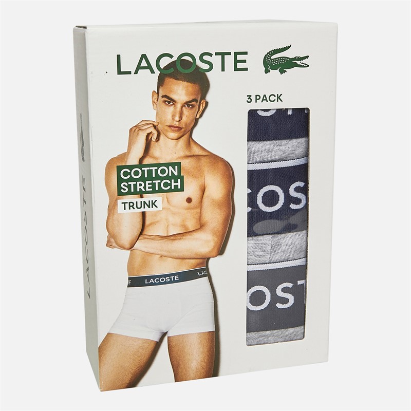 Mens Three Pack Trunks Boxers Silver Chine 2 Mens Three Pack Trunks Boxers Silver Chine
