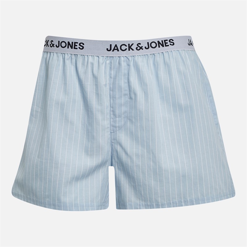 Mens Anchor Three Pack Woven Boxers Bright White/India Ink/Subdued Blue 3 Mens Anchor Three Pack Woven Boxers Bright White/India Ink/Subdued Blue