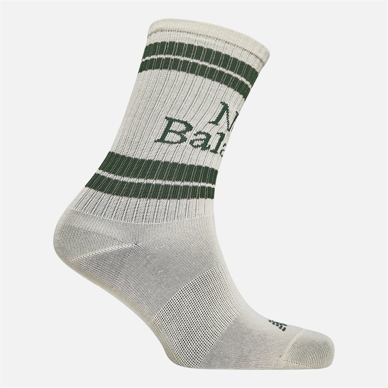 Three Pack Logo Stripe Crew Socks White 2 Three Pack Logo Stripe Crew Socks White