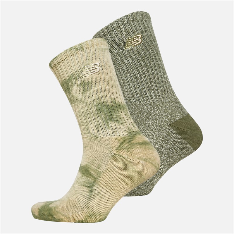 Two Pack Tie Die Crew Socks Multi