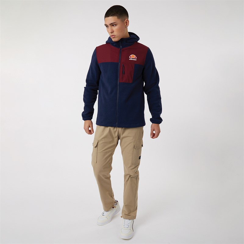 Mens Drago Hooded Fleece Jacket Navy 5 Mens Drago Hooded Fleece Jacket Navy