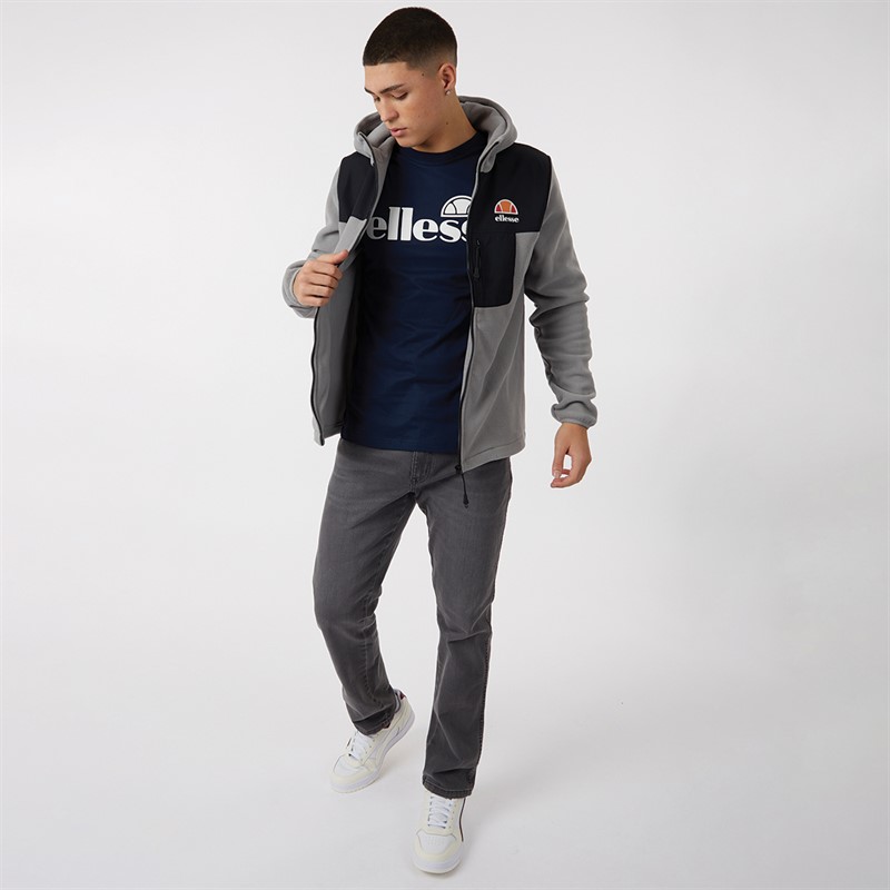 Mens Drago Hooded Fleece Jacket Light Grey 4 Mens Drago Hooded Fleece Jacket Light Grey