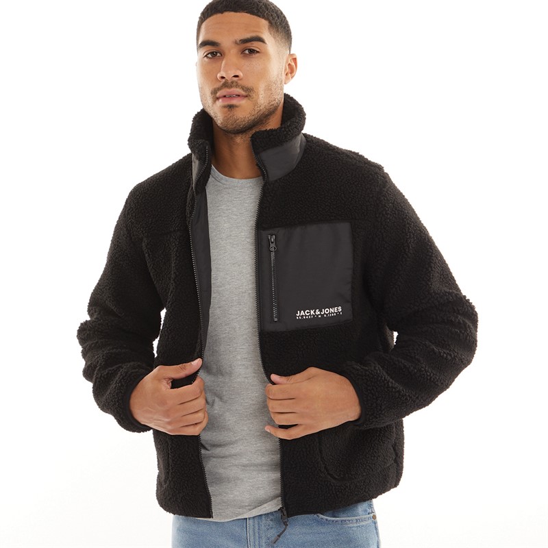 Mens Vesterbro Teddy Jacket Black 1 Mens Vesterbro Teddy Jacket Black