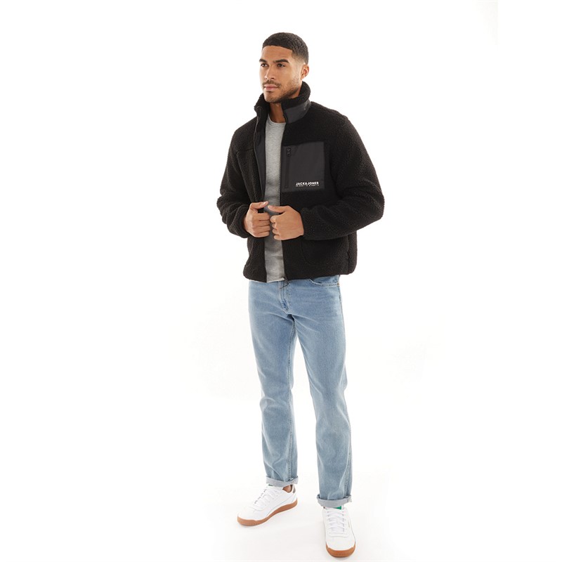 Mens Vesterbro Teddy Jacket Black 4 Mens Vesterbro Teddy Jacket Black