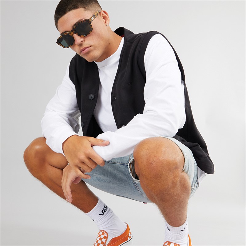 Mens Skate Fleece Vest Black