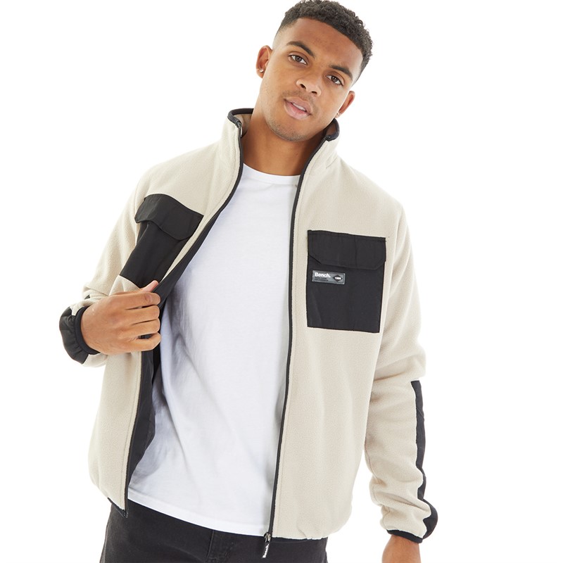 Mens Anders Fleece Stone