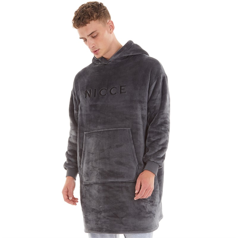 Mens Finadeni Snuggle Fleece Charcoal