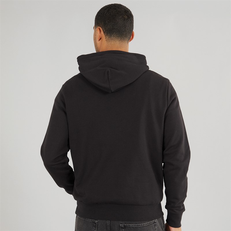 Mens Enlarged Logo Hoodie CK Black 2 Mens Enlarged Logo Hoodie CK Black