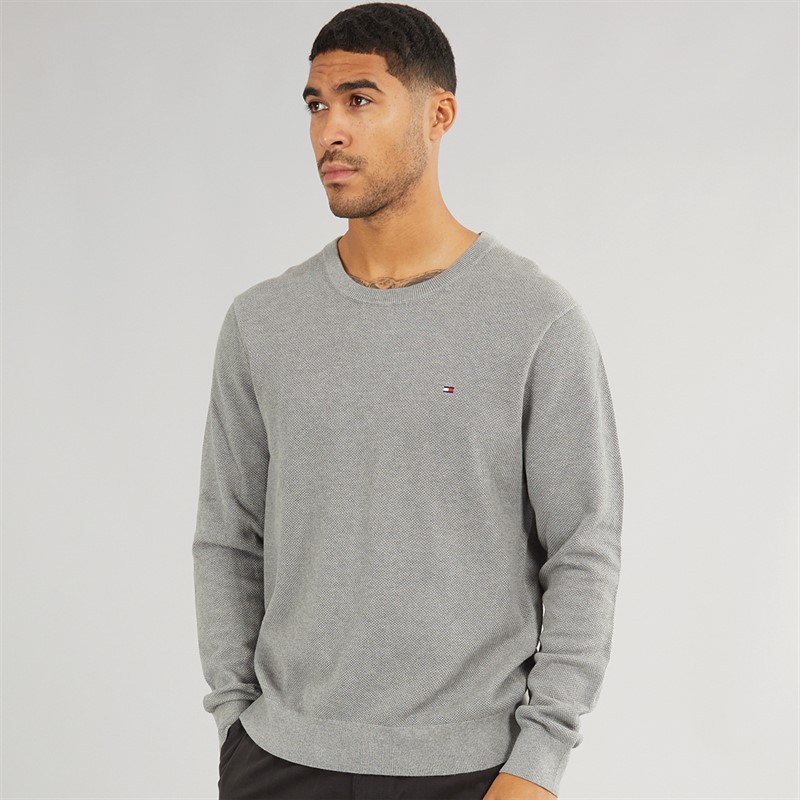 Mens Essential Structure Sweatshirt Medium Grey Heather 1 Mens Essential Structure Sweatshirt Medium Grey Heather