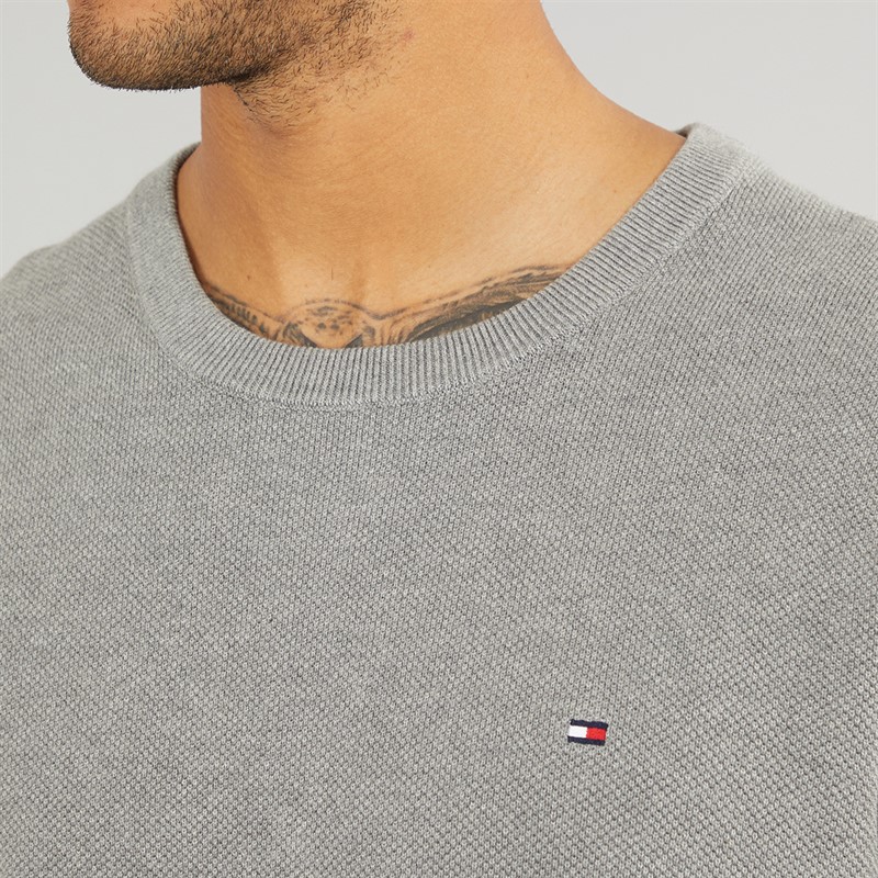 Mens Essential Structure Sweatshirt Medium Grey Heather 3 Mens Essential Structure Sweatshirt Medium Grey Heather