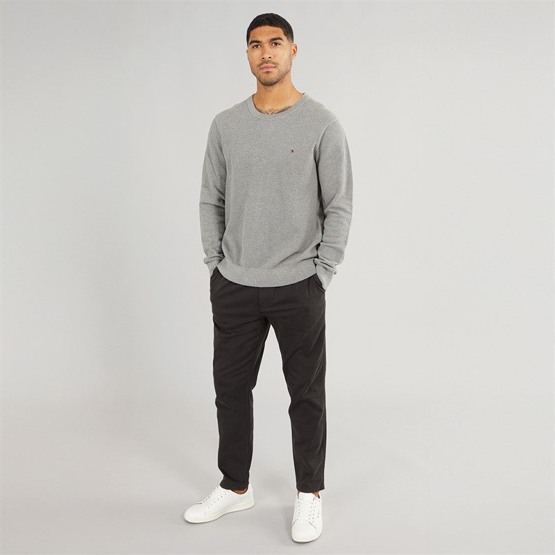 Mens Essential Structure Sweatshirt Medium Grey Heather 4 Mens Essential Structure Sweatshirt Medium Grey Heather