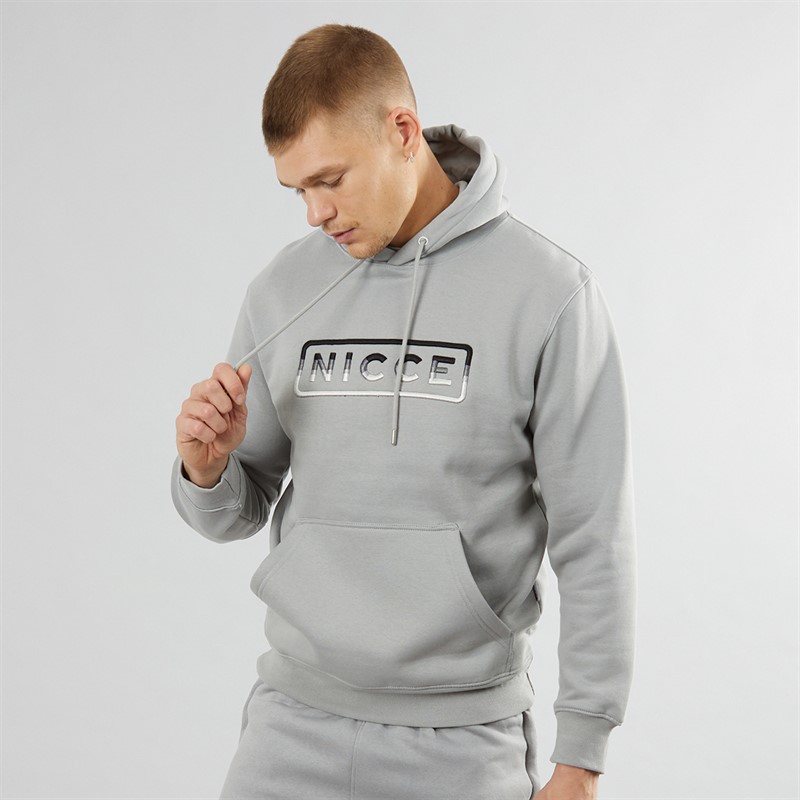 Mens Powell Hoodie Circular Grey